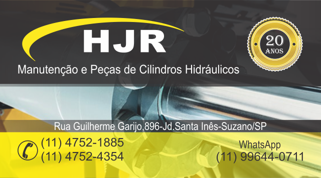 cartão de visitas HJR Hidráulica